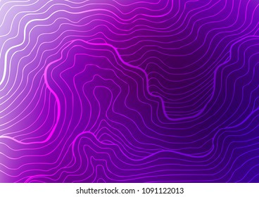 Dark Purple vector natural elegant background. Modern geometrical abstract illustration with doodles. The pattern can be used for wallpapers and coloring books.