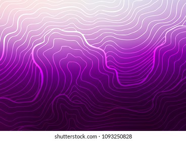 Dark Purple vector natural elegant pattern. Ethnic elegant natural pattern with gradient. The template can be used as a background for cell phones.