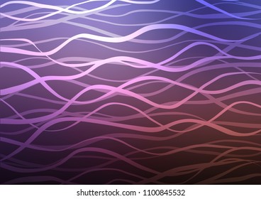 Dark Purple vector natural elegant background. Colorful illustration in abstract style with doodles and Zen tangles. A completely new template for your business design.
