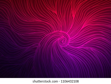 Dark Purple vector natural elegant background. Brand-new colored illustration in blurry style with doodles. The pattern can be used for coloring books and pages for kids.