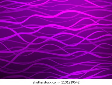 Dark Purple vector natural elegant pattern. Decorative shining illustration with doodles on abstract template. Hand painted design for web, leaflet, textile.