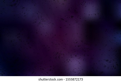 Dark Purple vector natural elegant pattern. Colorful abstract illustration with roses in doodle style. The pattern can be used for heads of websites and designs.