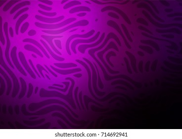 Dark Purple vector natural elegant background. Ethnic elegant natural pattern with gradient. The template can be used as a background for cell phones.