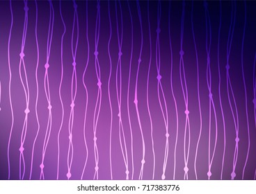 Dark Purple vector natural elegant texture. A vague abstract illustration with doodles in Indian style. The pattern can be used for heads of websites and designs.