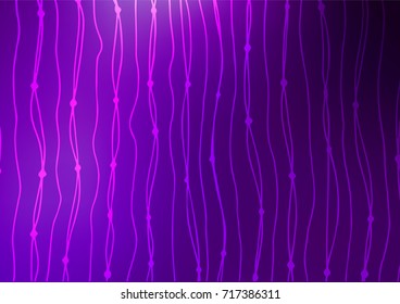Dark Purple vector natural elegant texture. Shining colored illustration with doodles in Arabic style. A new texture for your design.