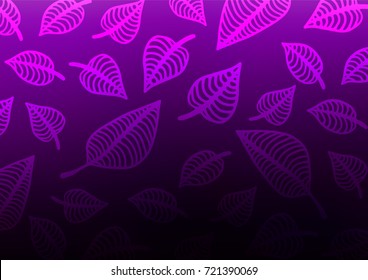 Dark Purple vector natural elegant background. Ethnic elegant natural pattern with gradient. The best blurred design for your business.