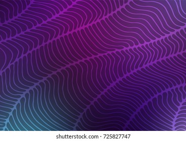 Dark Purple vector natural elegant texture. Decorative shining illustration with doodles on abstract template. Brand-new style for your business design.