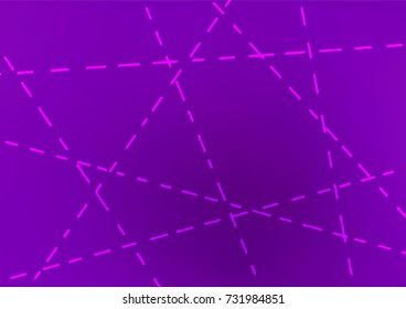 Dark Purple vector natural elegant template. Doodles on blurred abstract background with gradient. The elegant pattern can be used as a part of a brand book.