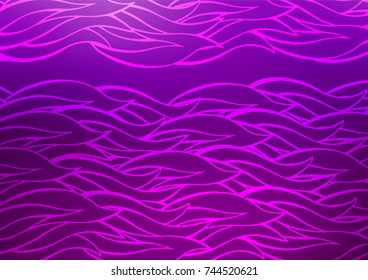 Dark Purple vector natural elegant texture. Doodles on blurred abstract background with gradient. Brand-new style for your business design.