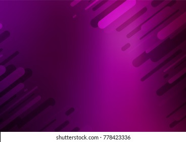 Dark Purple vector natural elegant texture. Shining colored illustration with doodles in Zen tangle style. A completely new template for your business design.