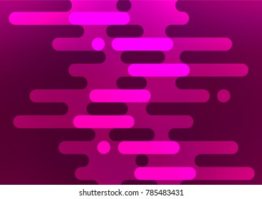 Dark Purple vector natural elegant background. Ethnic elegant natural pattern with gradient. Hand painted design for web, wrapping, wallpaper.