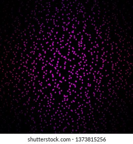 Dark Purple vector pattern with abstract stars. Decorative illustration with stars on abstract template. Best design for your ad, poster, banner.