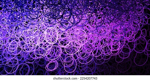Dark purple vector pattern with abstract shapes. Modern abstract illustration with gradient random forms. Simple illustration for your web site.