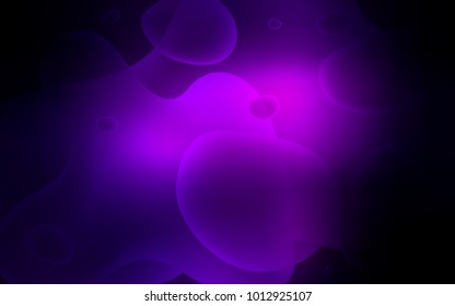 Dark Purple vector pattern with bent lines. Brand-new colored illustration in memphis style with gradient. A completely new template for your business design.