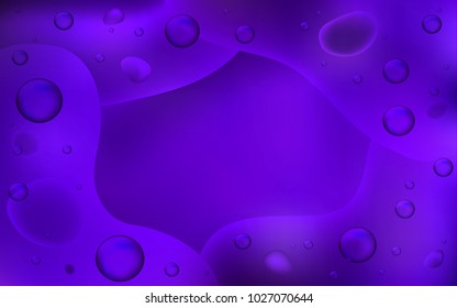 Dark Purple vector pattern with bent ribbons. Modern gradient abstract illustration with bandy lines. Pattern for your business design.