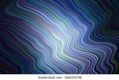 Dark Purple vector pattern with bent lines. A vague circumflex abstract illustration with gradient. Textured wave pattern for backgrounds.