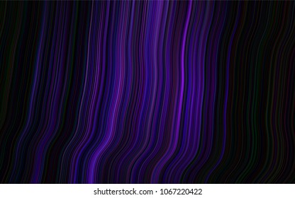 Dark Purple vector pattern with bent ribbons. Colorful illustration in abstract marble style with gradient. The elegant pattern for brand book.