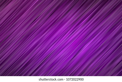 Dark Purple vector pattern with bent ribbons. Creative geometric illustration in marble style with gradient. Textured wave pattern for backgrounds.