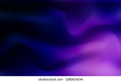 Dark Purple vector pattern with bent ribbons. Geometric illustration in marble style with gradient.  The elegant pattern for brand book.