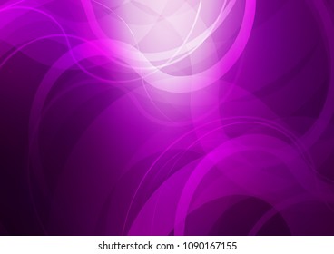 Dark Purple vector pattern with bent lines. Brand new colored illustration in marble style with gradient. Pattern for your business design.