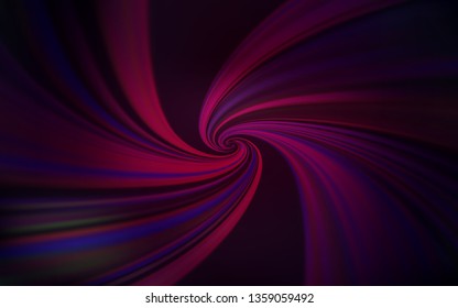 Dark Purple vector pattern with bent lines. A completely new colorful illustration in simple style. The best colorful design for your business.