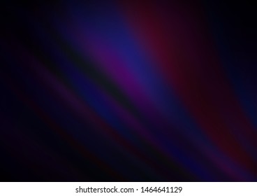 Dark Purple vector pattern with bent ribbons. An elegant bright illustration with gradient. The best blurred design for your business.