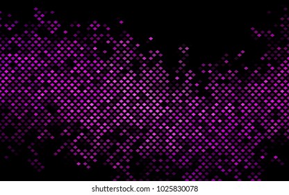 Dark Purple vector pattern. Brand-new rectangular template. Shining geometric sample. Repeating theme with rectangular shapes. Texture for your design.