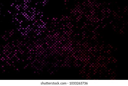 Dark Purple vector pattern. Brand-new rectangular template. Shining geometric sample. Repeating theme with rectangular shapes. Texture for your design.