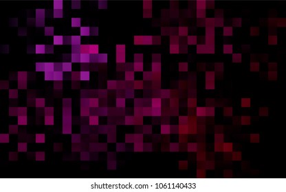 Dark Purple vector pattern. Brand-new rectangular template. Shining geometric sample. Repeating theme with rectangular shapes. Texture for your design.