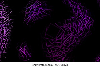 Dark Purple vector pattern. Brand-new rectangular template. Shining geometric sample. Repeating theme with rectangular shapes. Texture for your design.