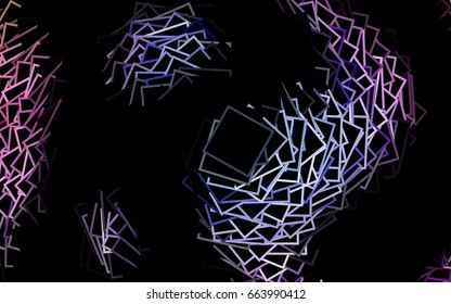 Dark Purple vector pattern. Brand-new rectangular template. Shining geometric sample. Repeating theme with rectangular shapes. Texture for your design.