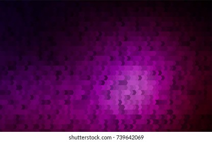Dark Purple vector pattern. Brand-new rectangular template. Shining geometric sample. Repeating theme with rectangular shapes. Texture for your design.