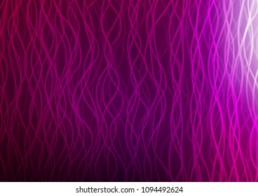 Dark Purple vector pattern with bubble shapes. Geometric illustration in marble style with gradient.  Textured wave pattern for backgrounds.