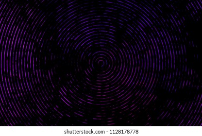 Dark Purple vector pattern with bubble shapes. Creative illustration in halftone marble style with gradient. The elegant pattern for brand book.