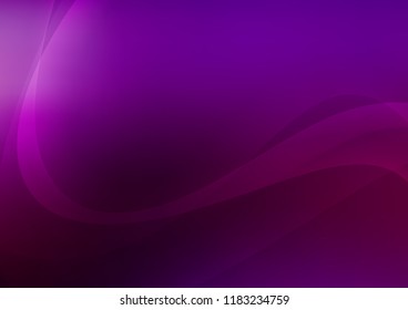 Dark Purple vector pattern with bubble shapes. Shining crooked illustration in marble style. Pattern for your business design.