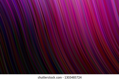 Dark Purple vector pattern with bubble shapes. Shining illustration, which consist of blurred lines, circles. The best blurred design for your business.