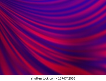 Dark Purple vector pattern with bubble shapes. Shining illustration, which consist of blurred lines, circles. A completely new template for your business design.