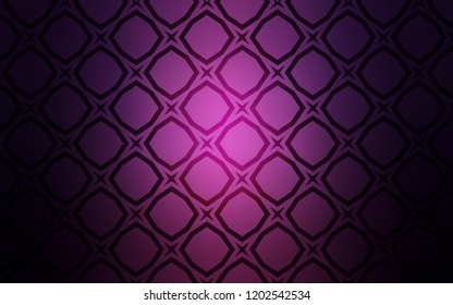 Dark Purple vector pattern with christmas stars. Modern geometrical abstract illustration with stars. Pattern for wrapping gifts.