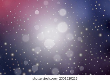 Dark Purple vector pattern in Christmas style. Colorful illustration with Christmas simbols and signs. Pattern for ads, poster, banner of books.