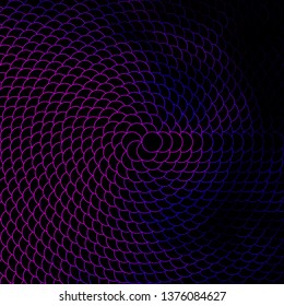 Dark Purple vector pattern with circles. Illustration with set of shining colorful abstract spheres. Pattern for websites, landing pages.