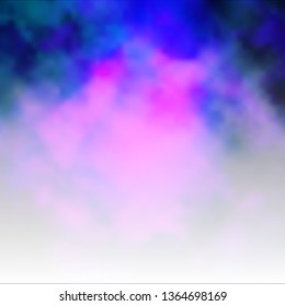 Dark Purple vector pattern with clouds. Abstract colorful clouds on gradient illustration. Beautiful layout for uidesign.