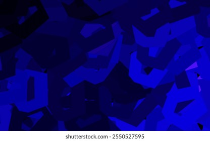 Dark Purple vector pattern with colorful hexagons. Blur background with colorful hexagons. New template for your brand book.