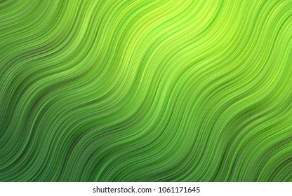 Dark Purple vector pattern with curved circles. Blurred geometric sample with gradient bubbles.  Textured wave pattern for backgrounds.