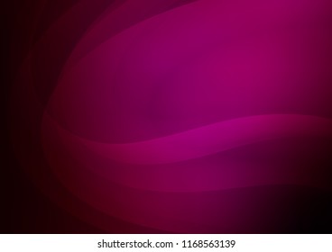 Dark Purple vector pattern with curved circles. Creative illustration in halftone marble style with gradient. A completely new marble design for your business.