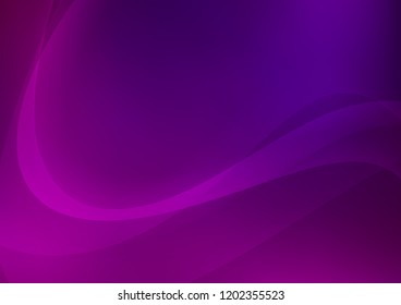 Dark Purple vector pattern with curved circles. Shining crooked illustration in marble style. Marble design for your web site.