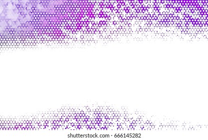 Dark Purple vector pattern. Hexagonal template. Geometric sample. Repeating hexagon shapes. Brand-New texture for your design. Pattern can be used for background