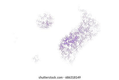Dark Purple vector pattern. Hexagonal template. Geometric sample. Repeating hexagon shapes. Brand-New texture for your design. Pattern can be used for background