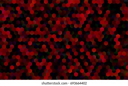 Dark Purple vector pattern. Hexagonal template. Geometric sample. Repeating hexagon shapes. Brand-New texture for your design. Pattern can be used for background