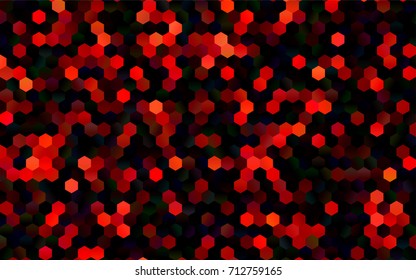 Dark Purple vector pattern. Hexagonal template. Geometric sample. Repeating hexagon shapes. Brand-New texture for your design. Pattern can be used for background