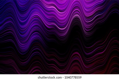 Dark Purple vector pattern with lamp shapes. Colorful illustration in abstract marble style with gradient. A completely new template for your business design.